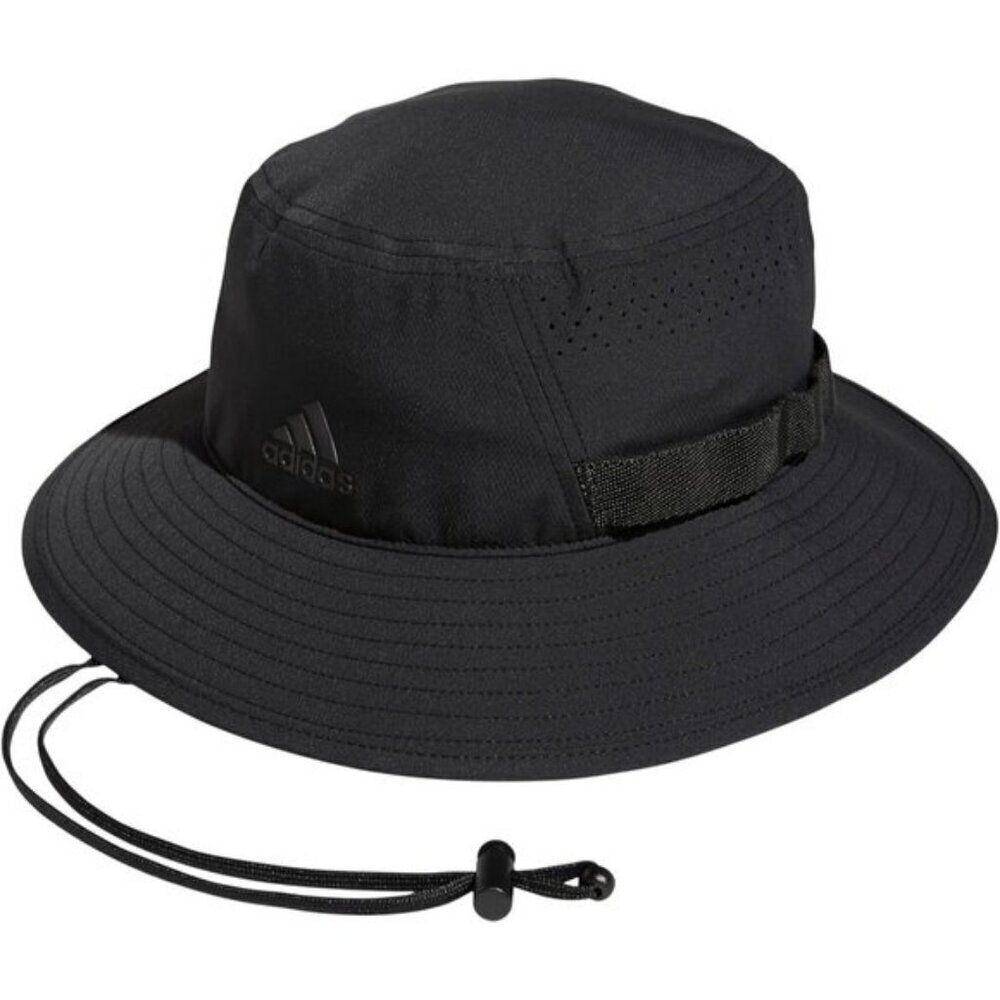 ⚡Adidas Men Black/4.0 100% Polyester Victory Outdoors Sun Athletic Bucket Hat